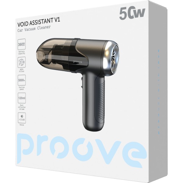 Фото - Пылесос ручной для автомобиля Proove Void Assistant V1 Black (PAVS15001201)